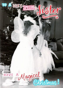 Christmas Card - Sister - Fairy Magic