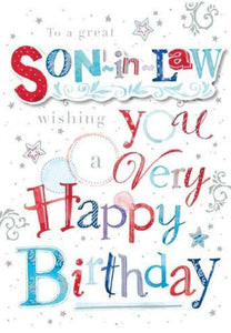 Son-in-Law Birthday - Wishes