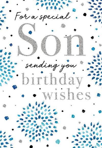 Son Birthday - Starbursts & Spots