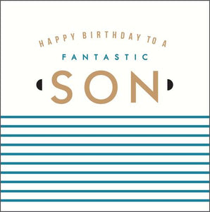 Son Birthday - Stripes