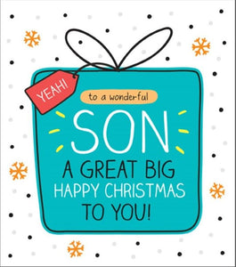 Christmas Card - Son - Great Big Happy Christmas