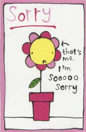 Sorry Card - Sooooo Sorry