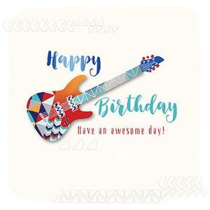Birthday Card - Birthday Guitar