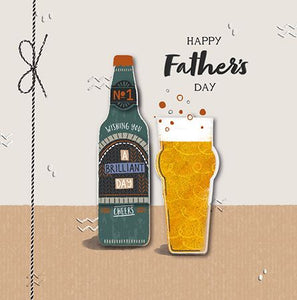 Father's Day Card - Cheers from Talking Pictures, Father's day cards in France, Cartes de voeux Fete des Peres, English cards in France