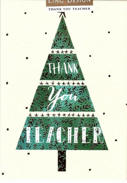 Christmas Card - Thank You Teacher