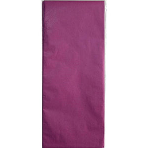 Tissue Pack - 4 Sheets - Plain Fuschia