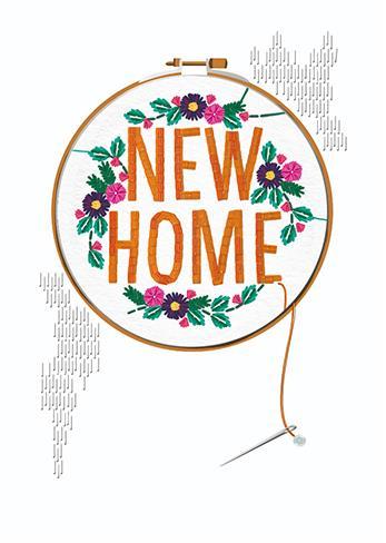 New Home Card - New Home Embroidery