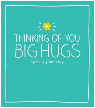 Thinking of You Card - Big Hugs