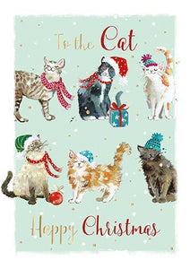 Christmas Card - To The Cat - Purrfect Christmas