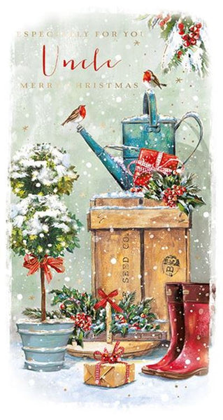 Christmas Card - Uncle - Winter Garden