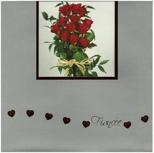 Fiancée Card - Dozen Red Roses