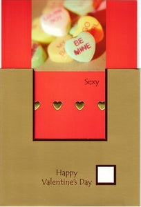 Valentine Card - Love Hearts Be Mine