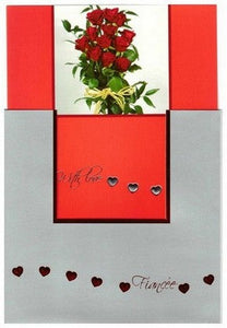 Fiancée Card - Dozen Red Roses