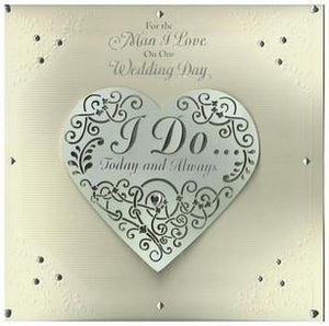 Wedding Card - For the Man I Love