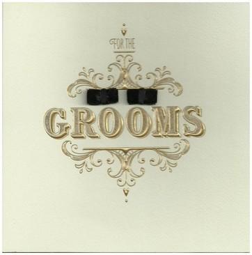 Wedding Card - Grooms Bow Tie