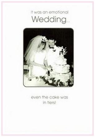 Wedding Card - Cake In Tiers!