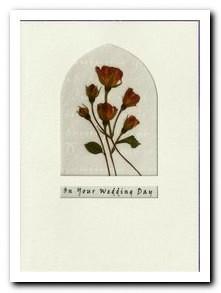 Wedding Card - 6 Wedding Roses