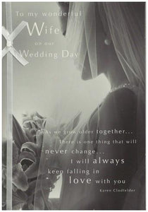 Wedding Card - Wife - Veiled Bride
