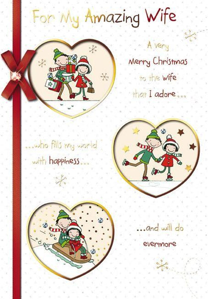 Christmas Card - Wife - Fills My World
