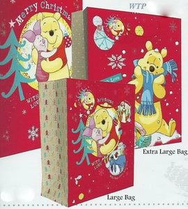 Christmas Gift Bags - Large Disney Winnie The Pooh