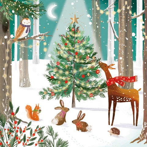 Charity Christmas Cards - Pack of 6 - Woodland Christmas