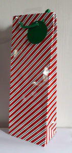 Gift Bag - Bottle Bag - Diagonal Stripe