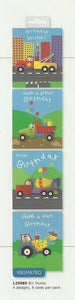 Children's Birthday Card - Pack of 8 - Trucks