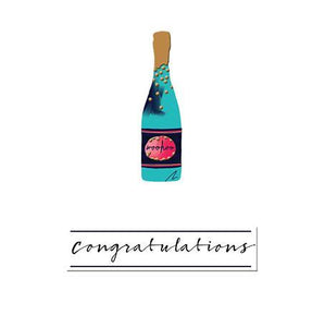 Congratulations Card - Congratulations - Champagne Woohoo