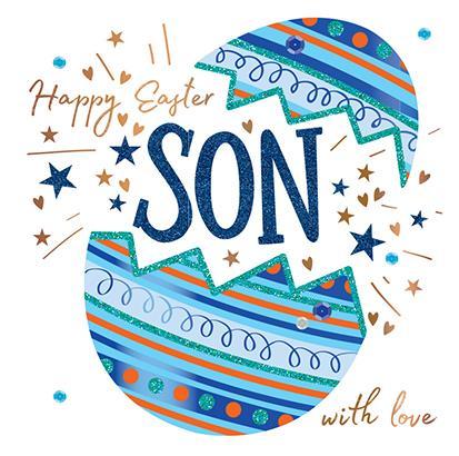 Easter Card - Son - Easter Egg Son