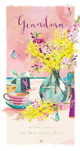 Mother's Day Card - Grandma - Spring Flowers